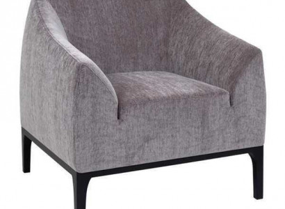 Grauer Wohnzimmer Sessel Polstersessel Einsitzer Moderner Relaxsessel